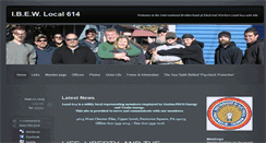 Desktop Screenshot of 614ibew.com